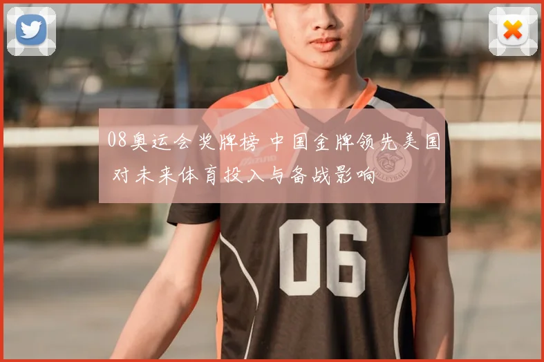 08奥运会奖牌榜 中国金牌领先美国 对未来体育投入与备战影响